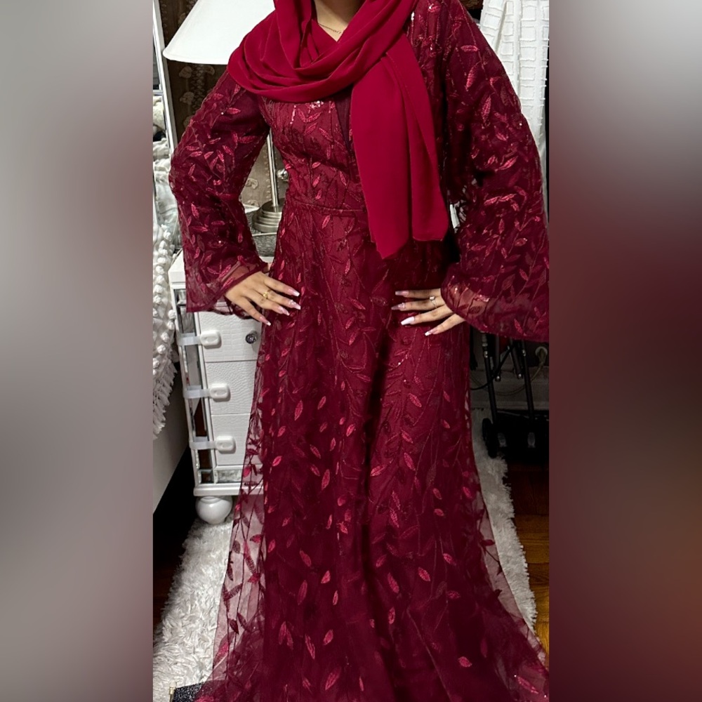 Red fancy dress